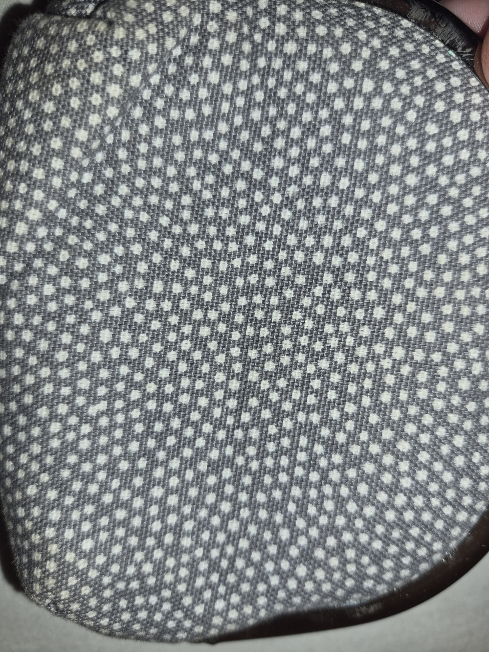 Thirty-One Gray Pin Dots Double Pinch 5"x5" Interior Compartment Wallet 1227 - Picture 6 of 9